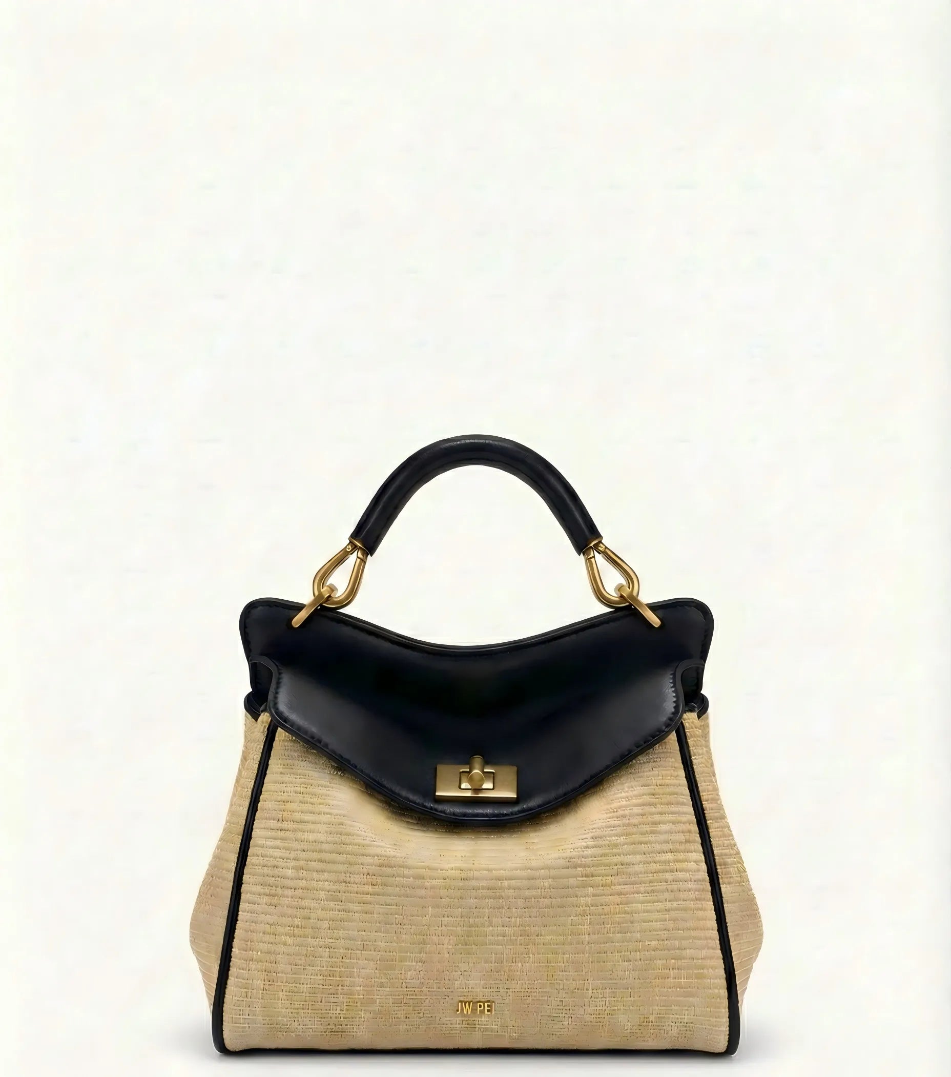 JW PEI Raffia Women Lucia Classic Faux Straw Top Handle Bag - Raffia SKU: 2T68-36_Raffia Image 01