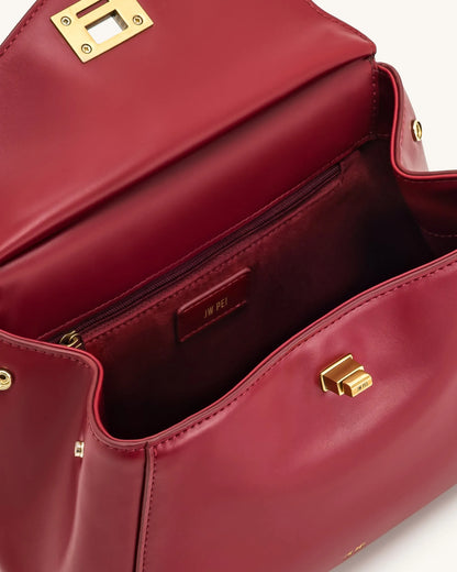 JW PEI_Claret_Lucia Classic Top Handbag_2T68-4_Claret_05