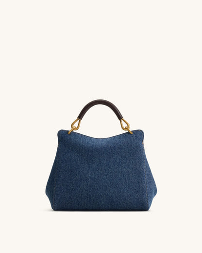 JW Pei Blue Denim Women Lucia Classic Handbag SKU: 2T68-50_Blue Denim Image 03