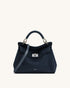 JW PEI_Navy Blue_Lucia Classic Faux Suede Top Handle Bag_2T68-5_Navy Blue_01