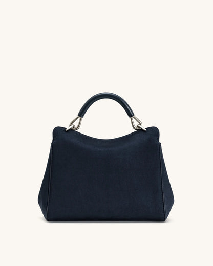 JW PEI_Navy Blue_Lucia Classic Faux Suede Top Handle Bag_2T68-5_Navy Blue_03