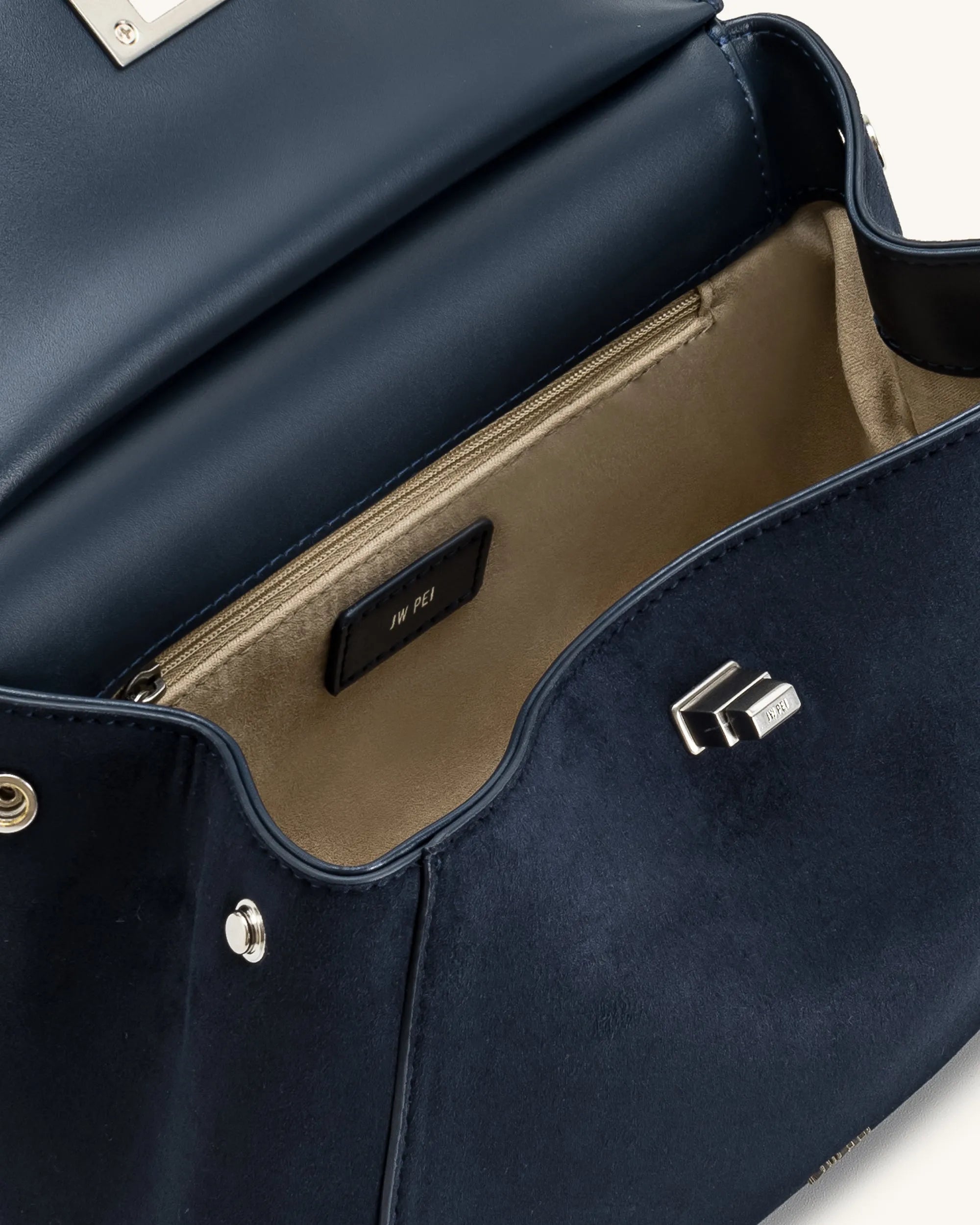 JW PEI_Navy Blue_Lucia Classic Faux Suede Top Handle Bag_2T68-5_Navy Blue_04