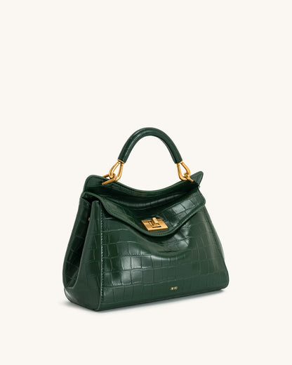 JW PEI_Green Croc_Lucia Classic Top Handbags_2T68-7_Green Croc_03