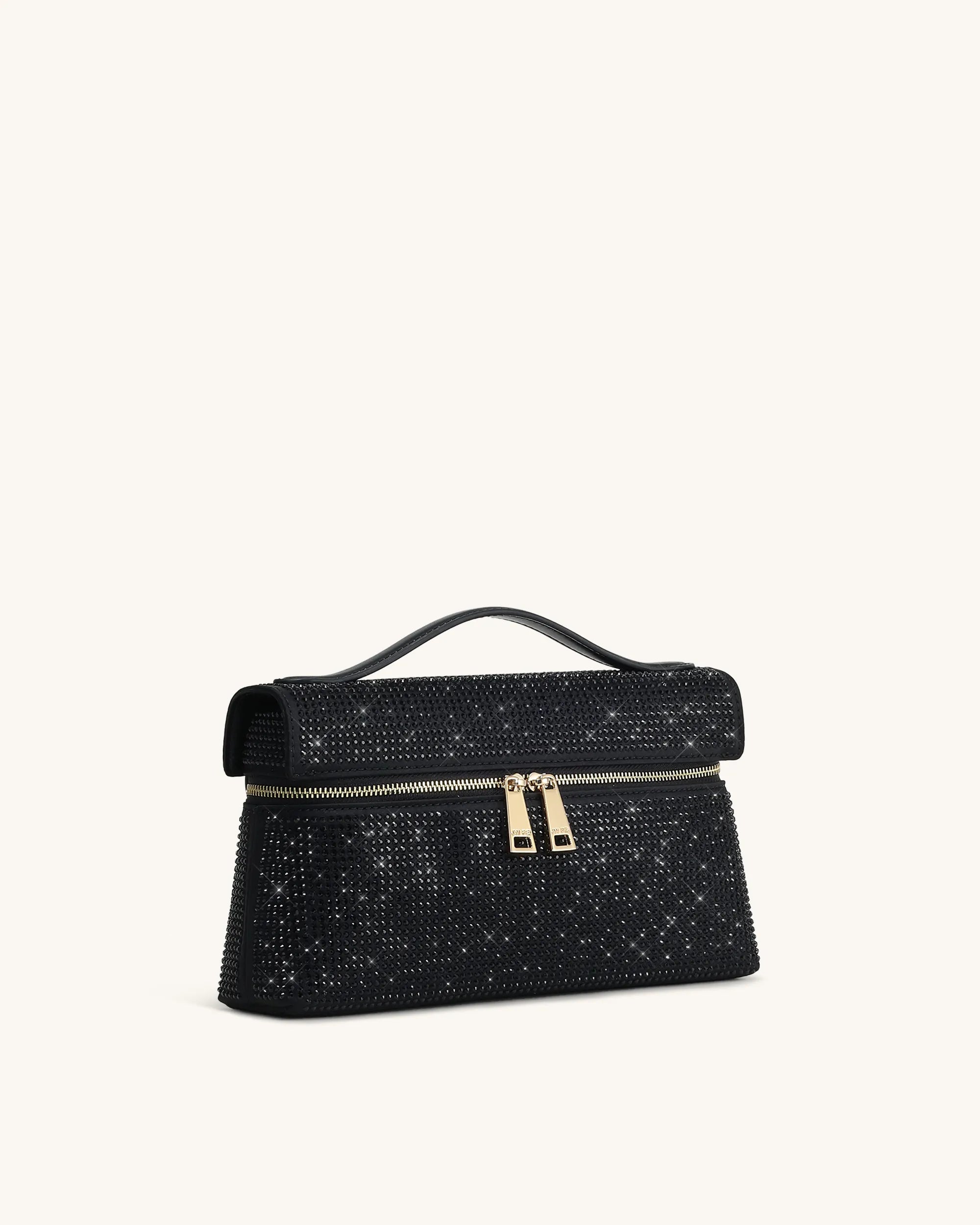 JW PEI Black Women Thea Artificial Crystal Top Handle Bag  SKU: 2T78-14_Black Image 02