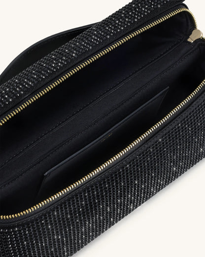 JW PEI Black Women Thea Artificial Crystal Top Handle Bag  SKU: 2T78-14_Black Image 03