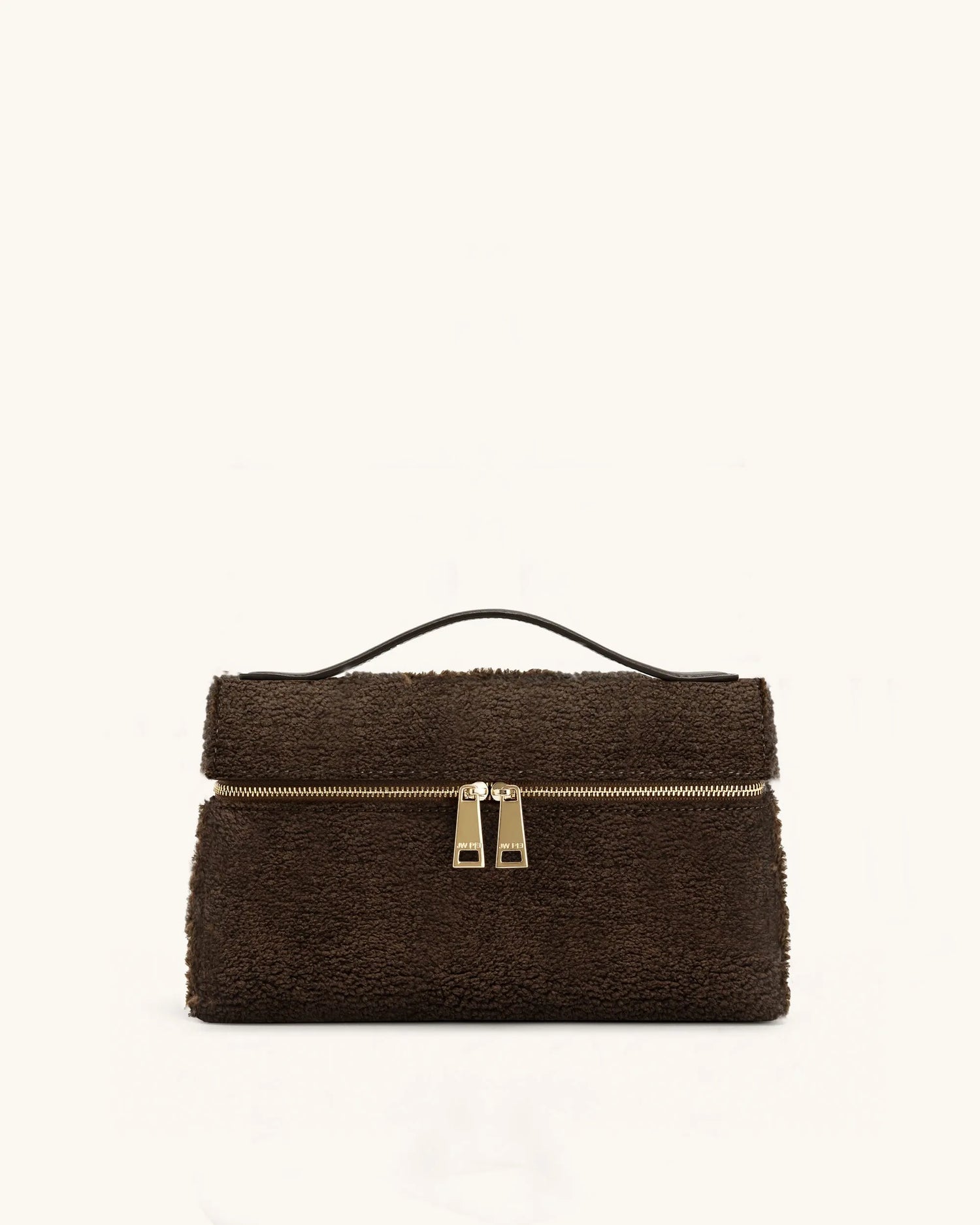 JW PEI Mocha Brown Women Thea Faux Fur Top Handle Bag - Mocha Brown SKU: 2T78-37_Mocha Brown Image 01