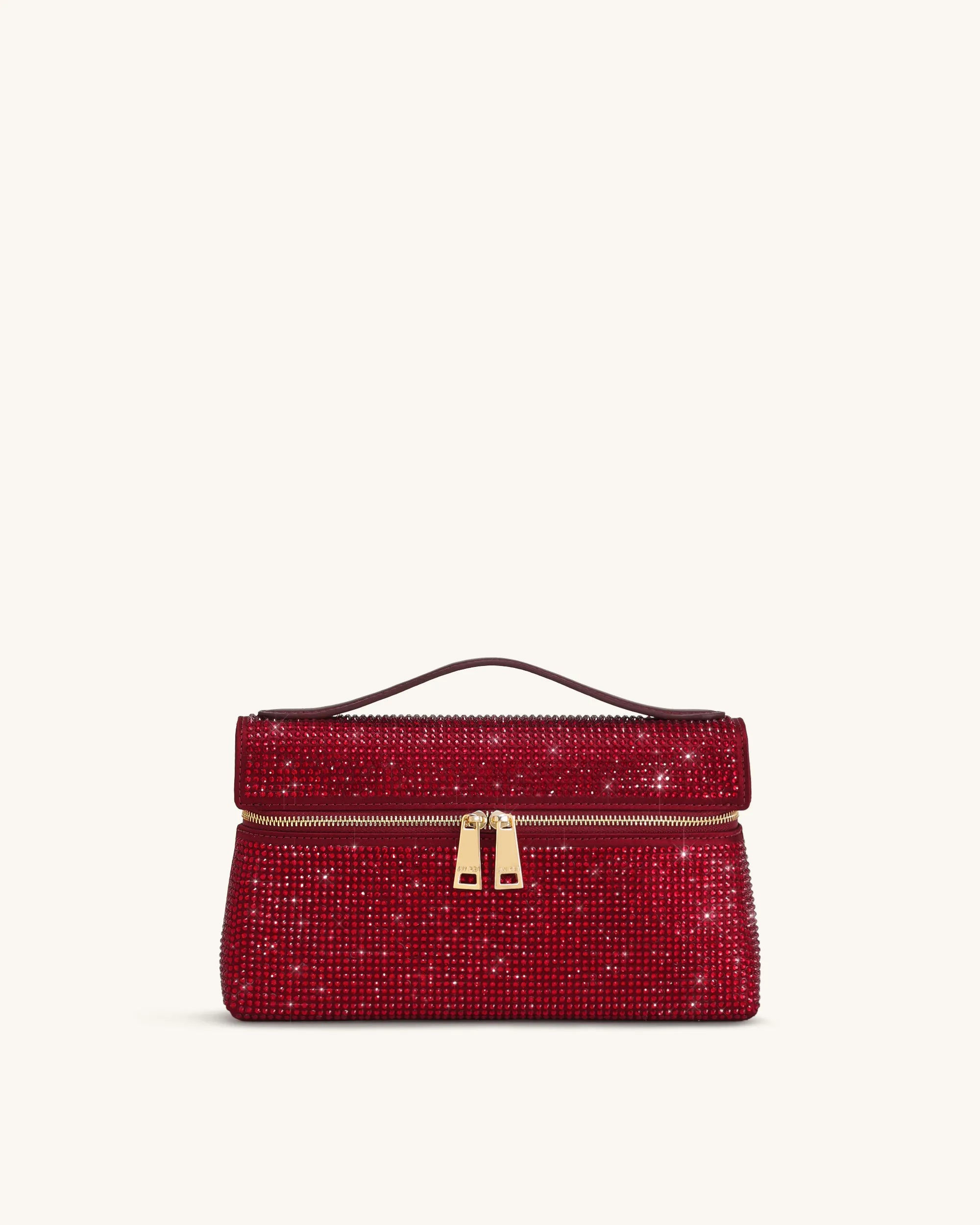 JW PEI Red Women Thea Artificial Crystal Top Handle Bag  SKU: 2T78-44_Red Image 01
