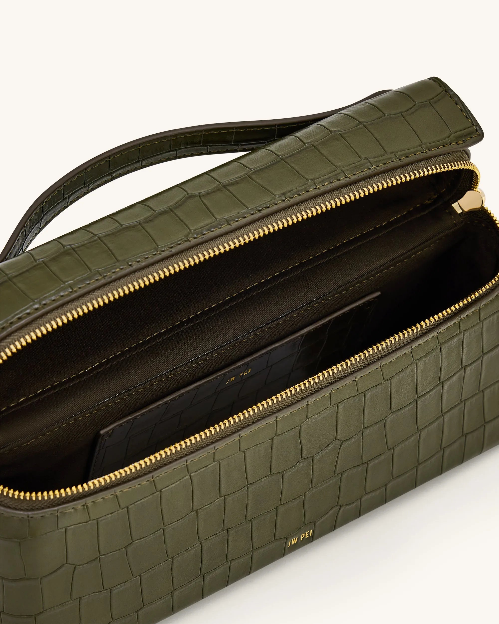 JW PEI_Olive Green_Thea Croc-Embossed Top Handle Bag_2T78-71_Olive Green_04