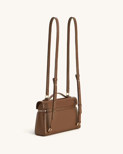 JW PEI Mocha Brown Women Thea Large Top Handle Bag  SKU: 2T78X001-30_Mocha Brown Image 02