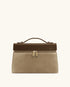 JW PEI Brown/Taupe Women Thea Large Faux Suede Top Handle Bag  SKU: 2T78X001-33_Brown/Taupe Image 01