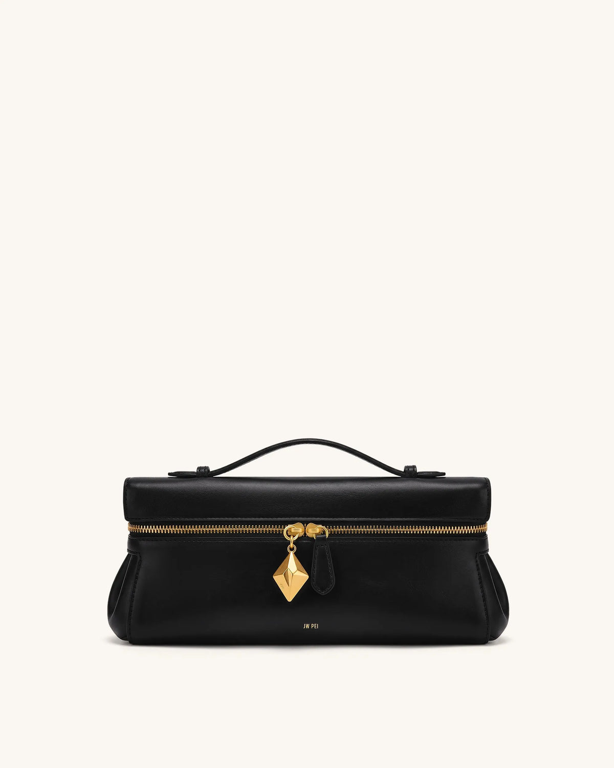 JW Pei Black Women Thea East-West Top Handle Bag SKU: 2T78X003-1_Black Image 01
