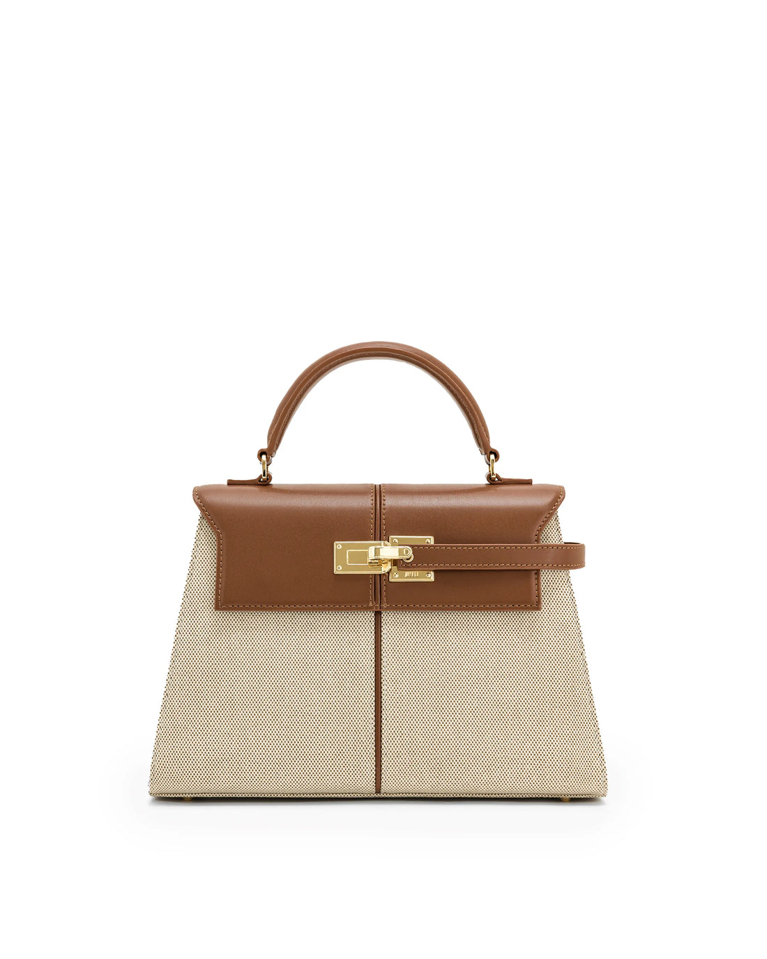 JW PEI_Brown Canvas_Elise Large Top Handle Bags_2T85-32_Brown Canvas_01