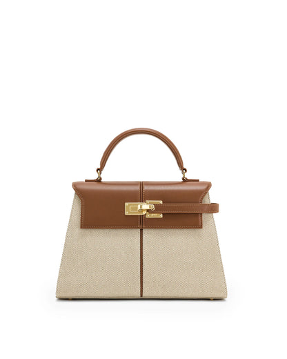 JW PEI_Brown Canvas_Elise Large Top Handle Bags_2T85-32_Brown Canvas_01