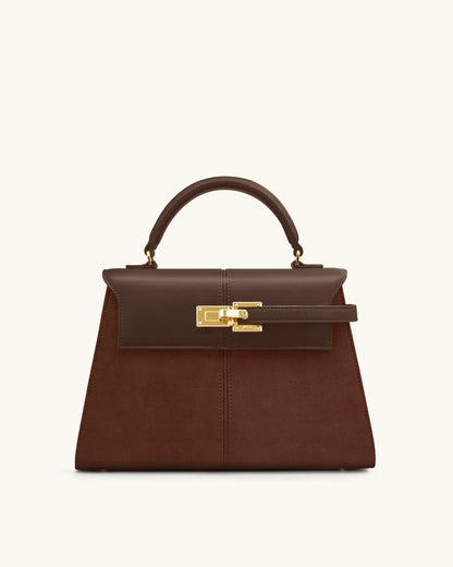 JW PEI_Mocha Brown_Elise Large Faux Suede Top Handle Bag_2T85-34_Mocha Brown_01