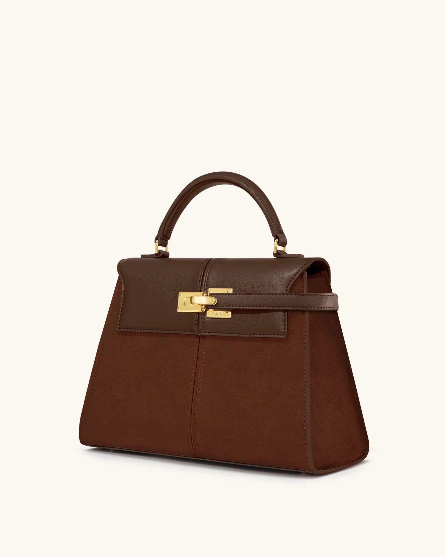 JW PEI_Mocha Brown_Elise Large Faux Suede Top Handle Bag_2T85-34_Mocha Brown_02