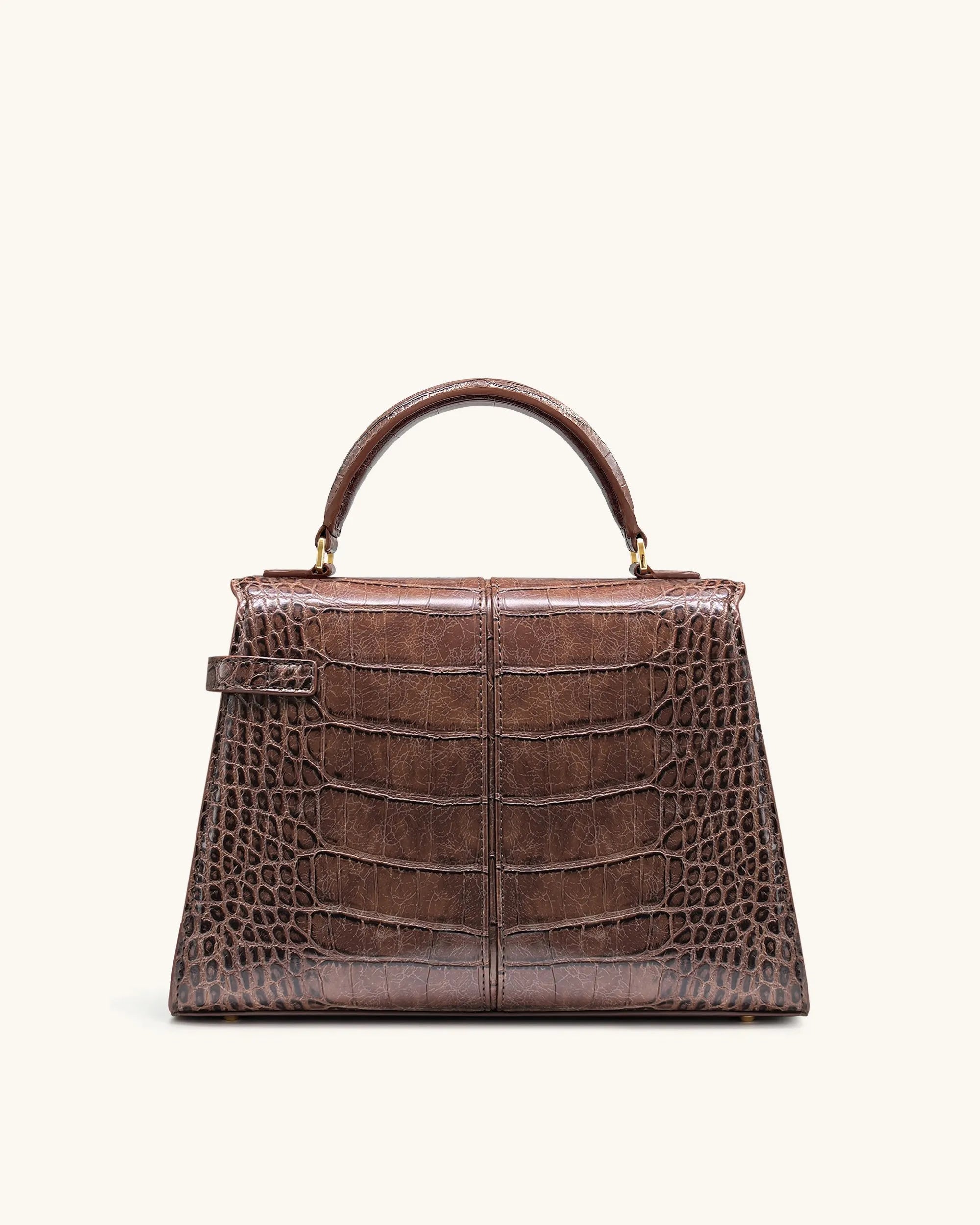 JW PEI_Chestnut Brown_Elise Large Croc-Embossed Top Handle Bag_2T85-35_Chestnut Brown_03