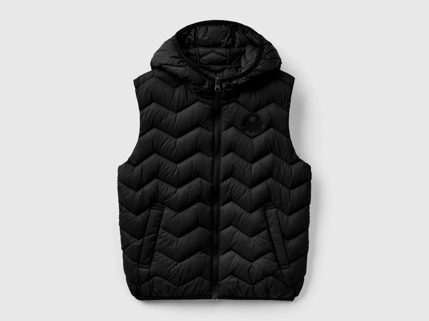 Padded Vest With Hood_2TWDCJ00R_100_01