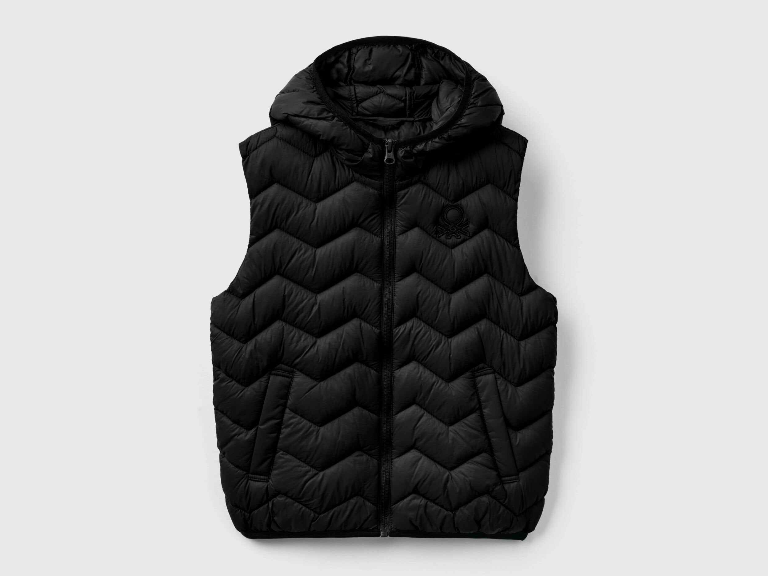 Padded Vest With Hood_2TWDCJ00R_100_01