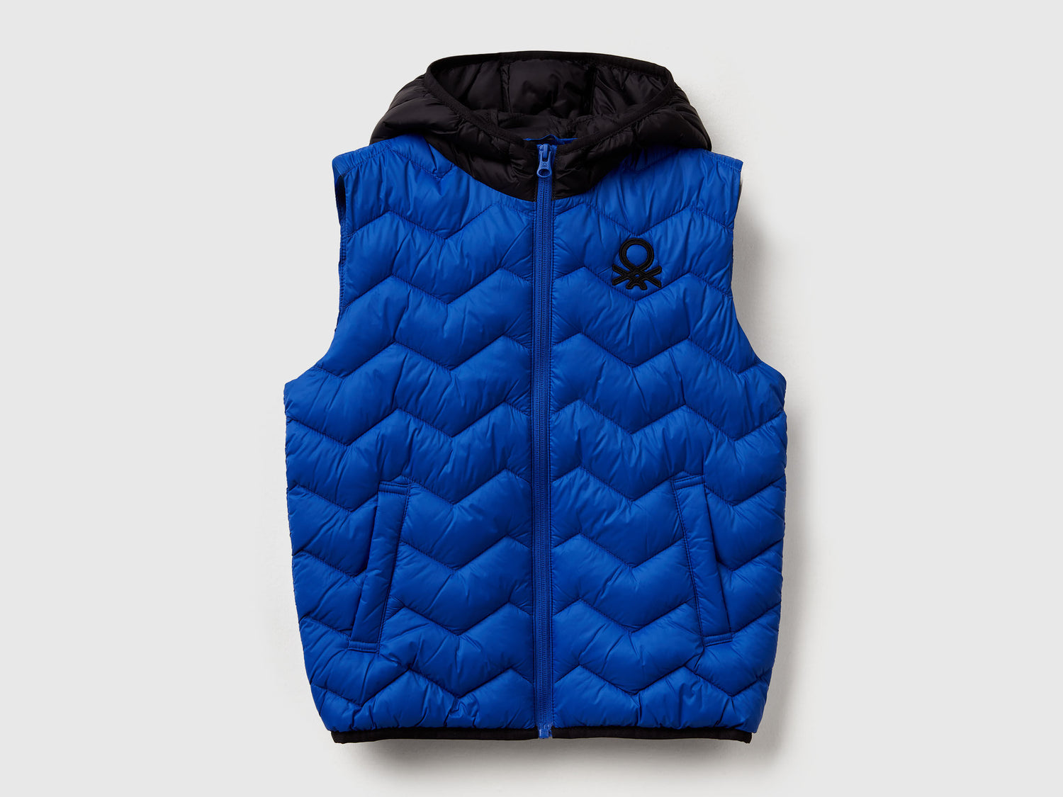 Benetton_Blue_Padded Vest with Hood_2TWDCJ00R_905_01