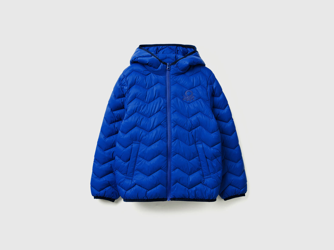 Benetton_Bright Blue_Padded Jacket with Hood_2TWDCN04V_19R_01