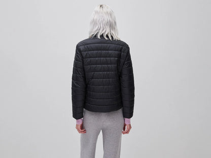 Benetton Black Women Slim Fit Lightweight Down Jacket SKU: 2TWDDN0AG_100 Image 02