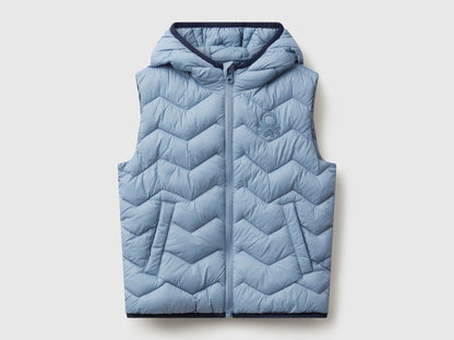 Benetton_Light Blue_Padded Vest with Hood_2TWDGJ00G_0W2_01