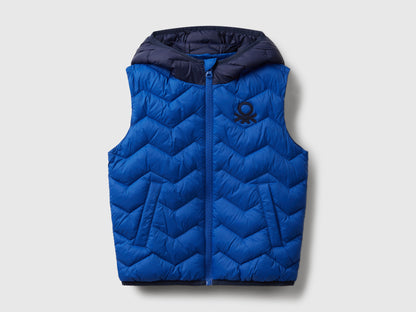 Benetton_Blue_Padded Vest with Hood_2TWDGJ00G_902_01