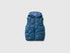 Benetton Dark Blue Boys Padded Sleeveless Jacket with Hood SKU: 2TWDGJ00U_37T Image 01