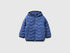 Benetton Air force blue Boys Padded Jacket with Hood SKU: 2TWDGN02V_05N Image 01