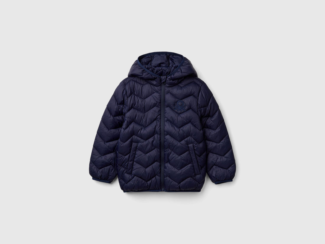 Benetton_Dark Blue_Padded Jacket with Hood_2TWDGN02V_252_01
