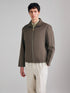 Sisley Brown Men Linen Blend Jacket SKU: 2UQDSN04S_901 Image 03