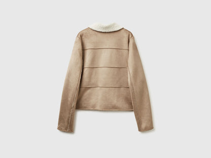Benetton_Beige_Suede-Look Jacket_2W8EDN08Q_901_06