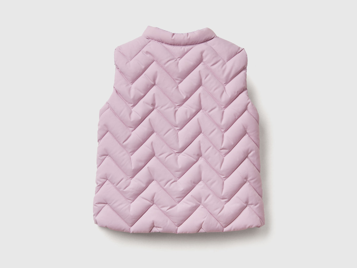 Benetton_Lavender_Padded Vest in Technical Fabric_2WU0AJ005_0W1_02