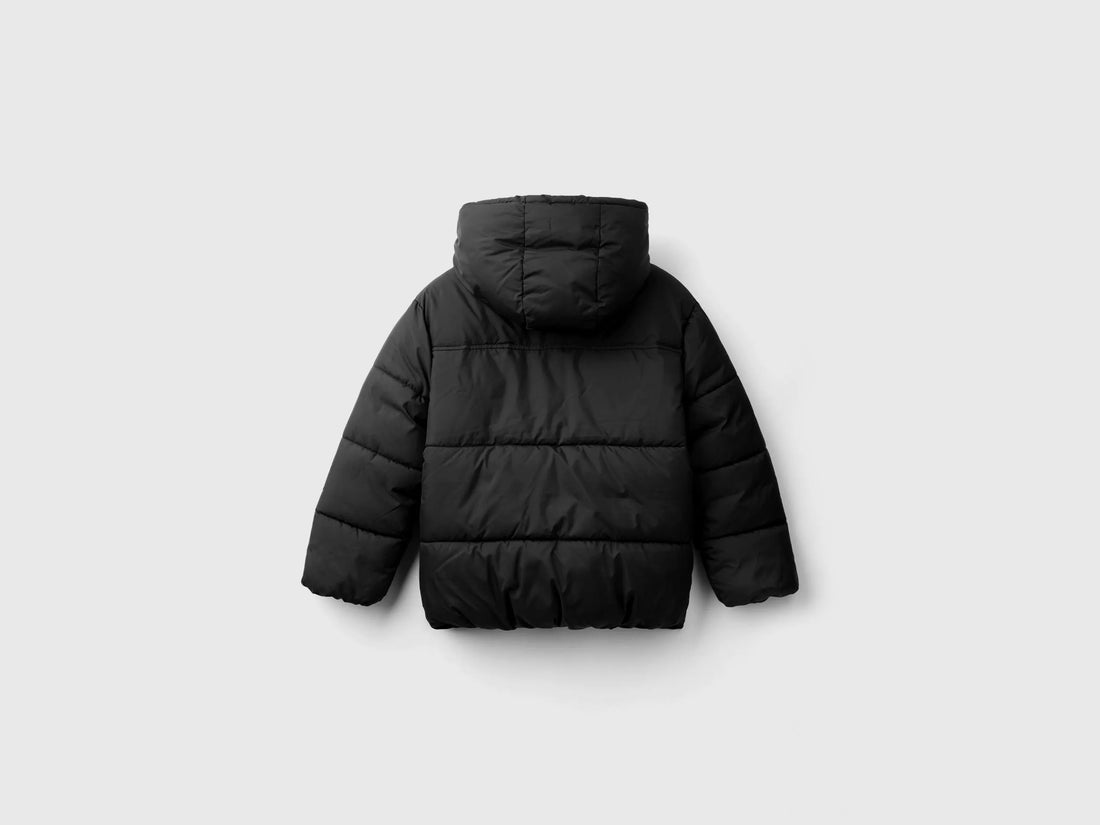 Benetton_Black_Padded Jacket with Teddy Interior_2WU0CN05I_100_02