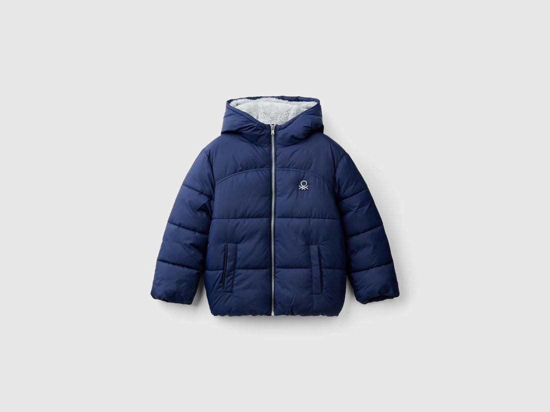 Benetton_Dark Blue_Padded Jacket with Teddy Interior_2WU0CN05I_252_01