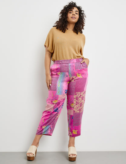 3/4-Length Trousers With A Wide Leg, Lotta