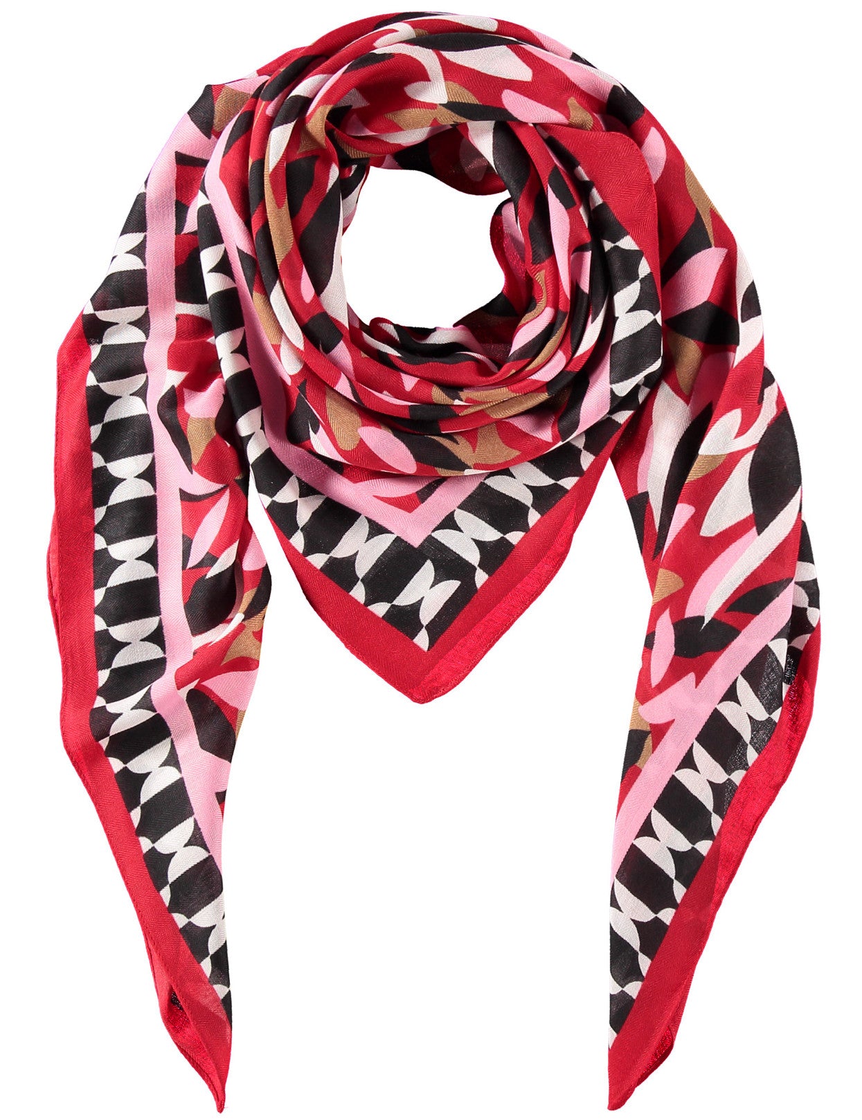 Taifun_Maple Red Patterned_Scarf_300006-70010_6012_01