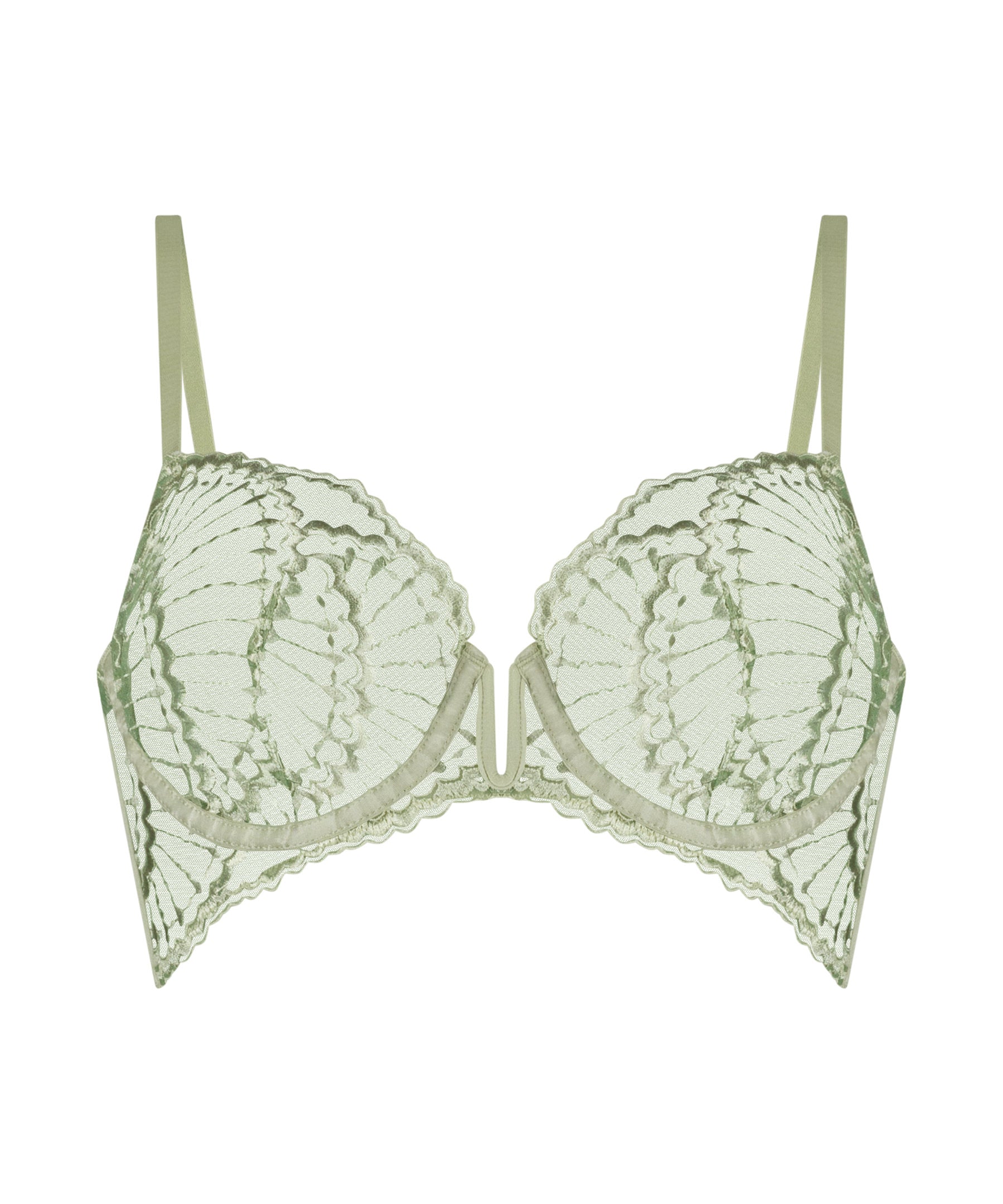 Sali Non-Padded Underwired Bra in Different Cup Sizes_300079_Desert Sage_01