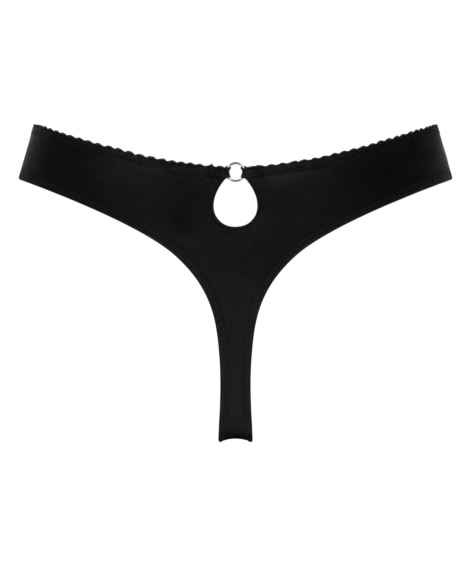 Hunkemoller_Black_Andrea Thong_300190_Caviar_05