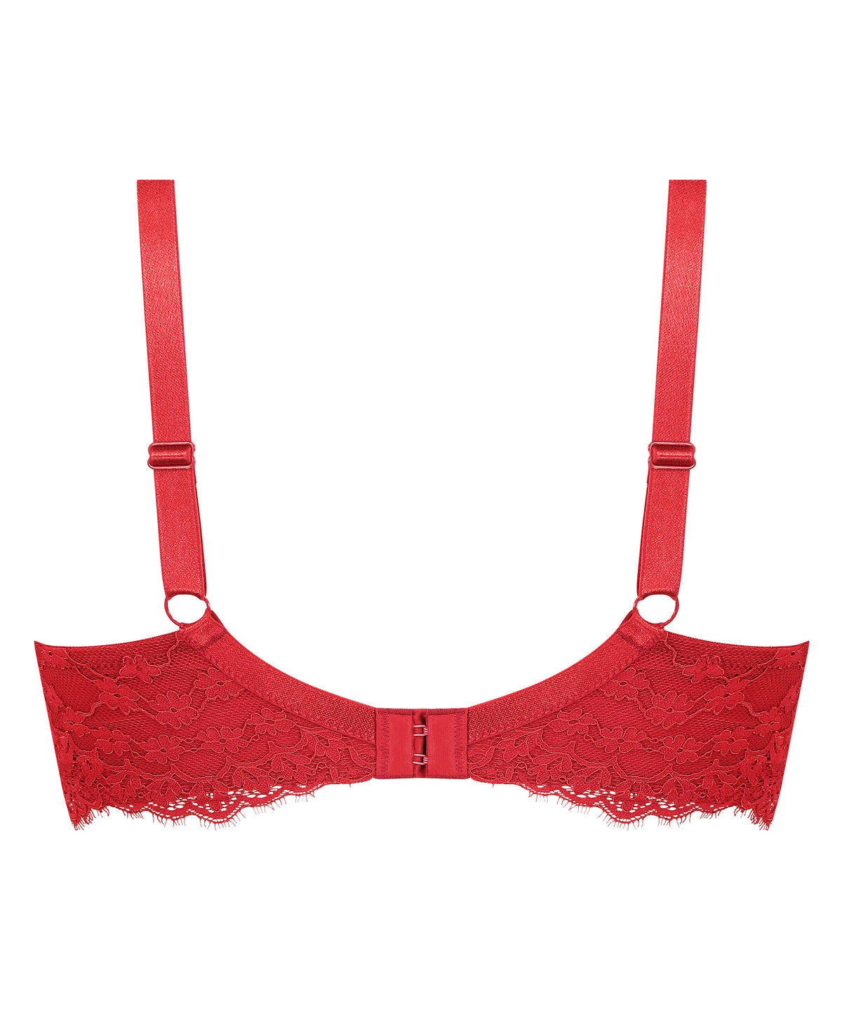 Hunkemoller Chili Pepper Women Daisy Non-Padded Underwired Bra in Different Cup Sizes SKU: 300316_Chili Pepper Image 06