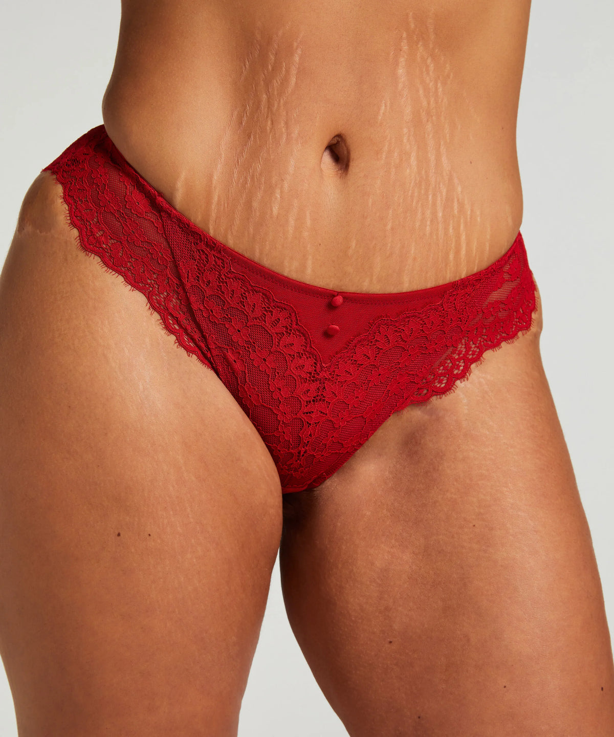 Hunkemoller Chili Pepper Women Daisy Brazilian SKU: 300321_Chili Pepper Image 02