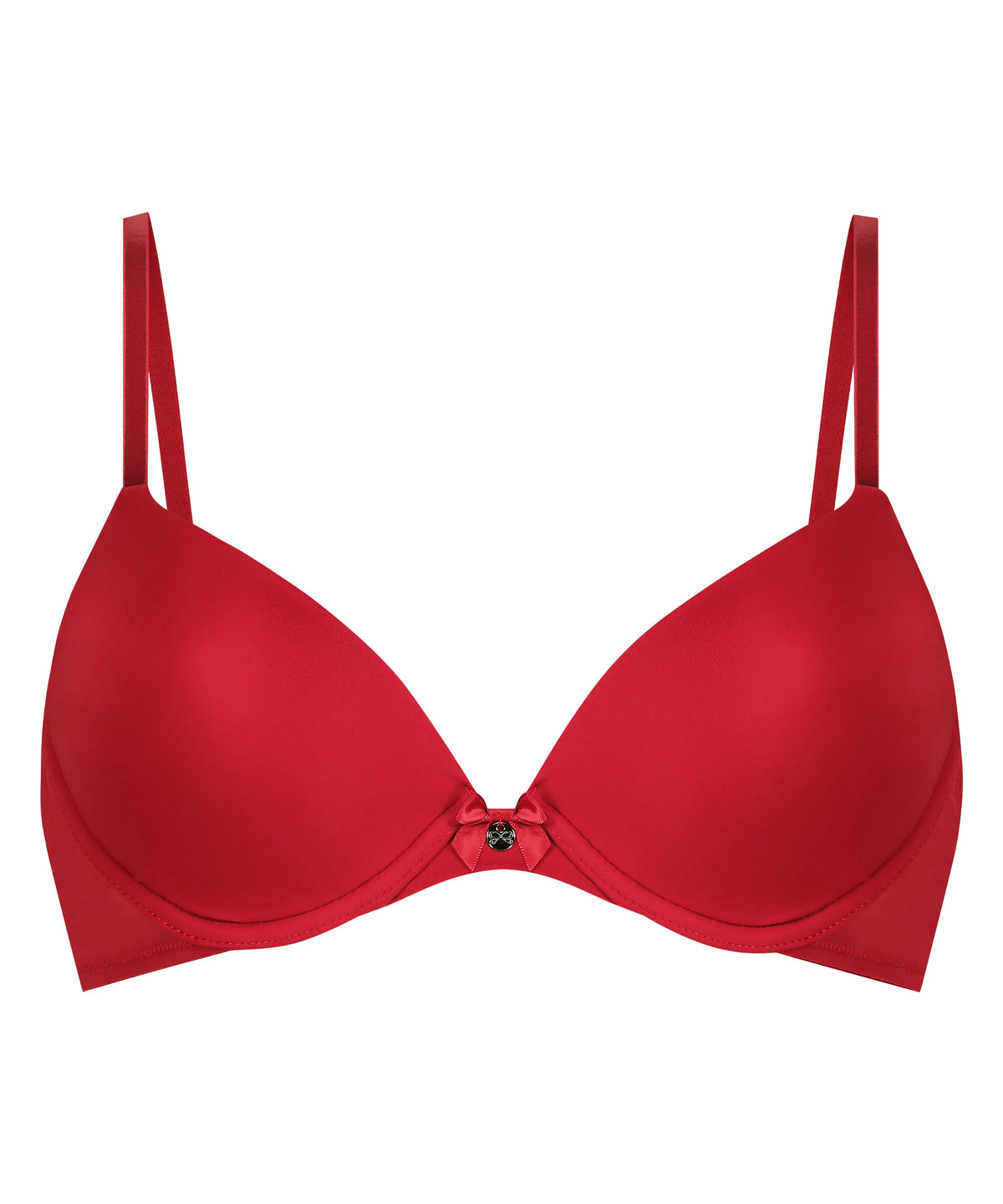 Hunkemoller Chili Pepper Women Plunge Padded Underwired Bra in Different Cup Sizes SKU: 300428_Chili Pepper Image 05