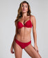 Hunkemoller Red Women Invisible Lace Back Brazilian SKU: 300474_Red Image 01
