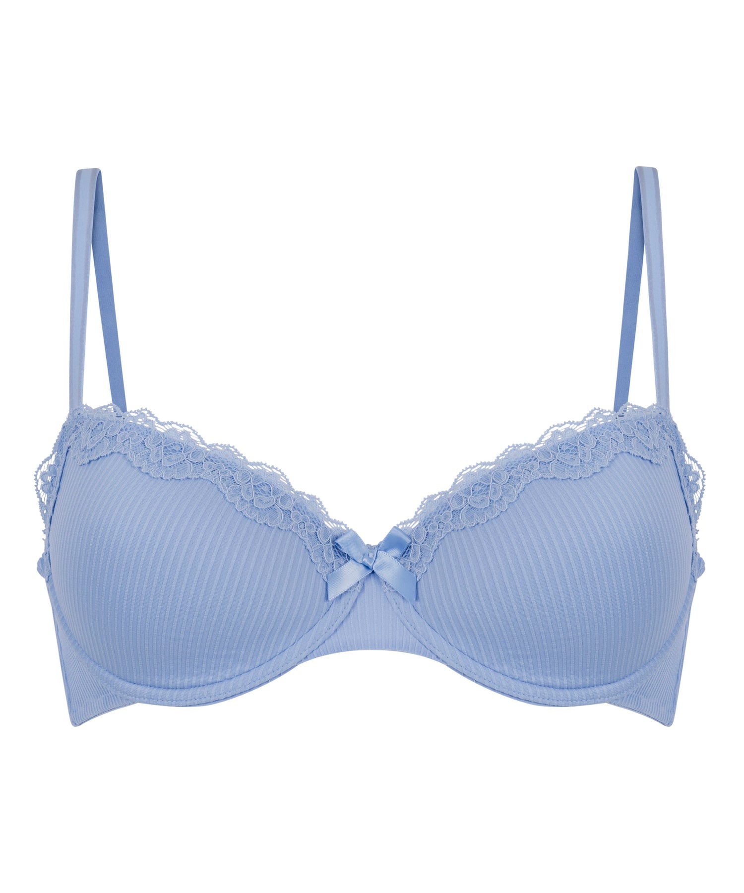 Hunkemoller_Lola Padded Underwired Bra in Different Cup Sizes_300921_Bel Air Blue_01