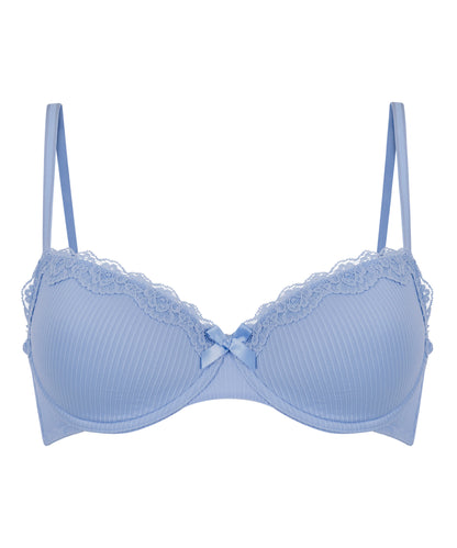 Hunkemoller_Lola Padded Underwired Bra in Different Cup Sizes_300921_Bel Air Blue_01