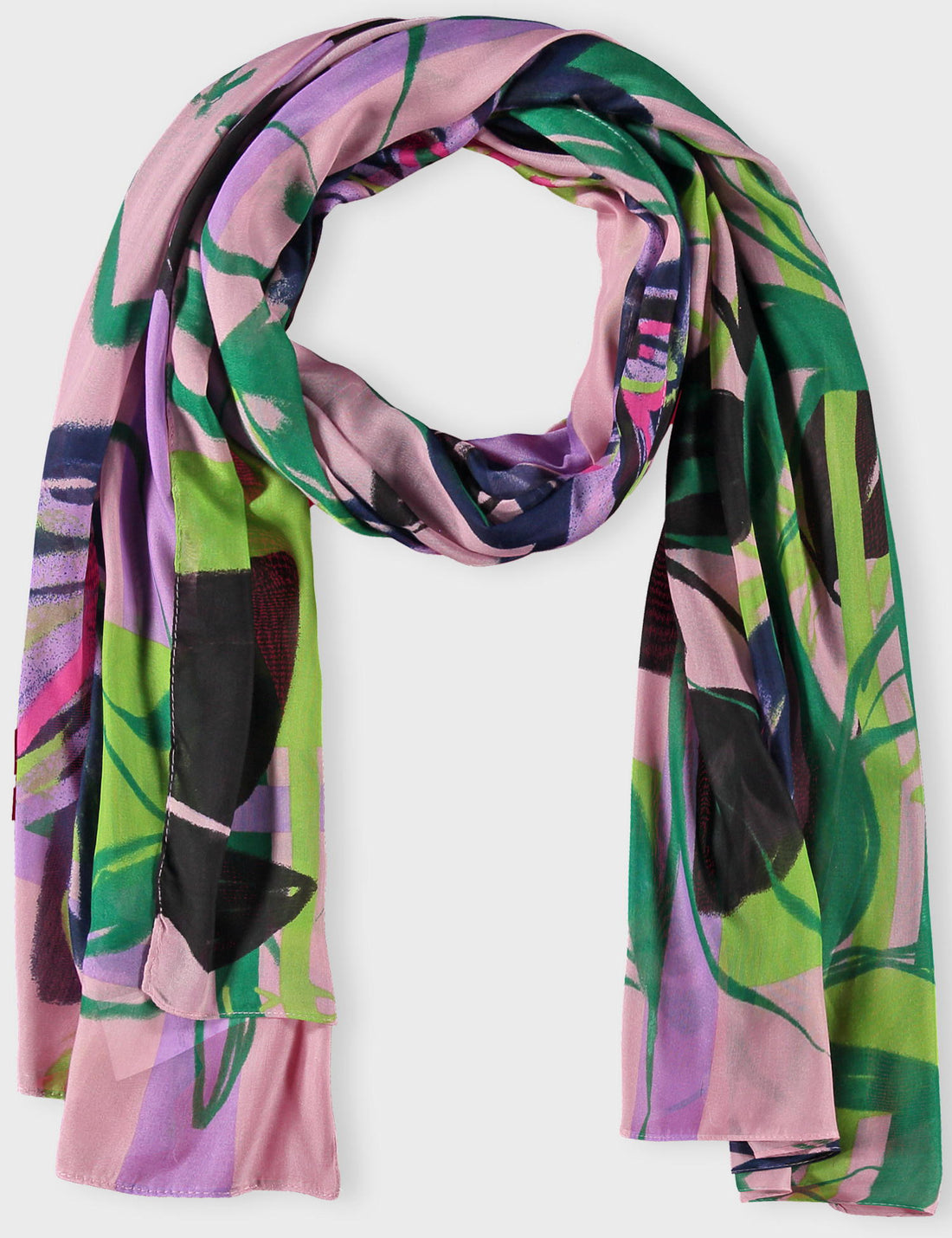 Patterned Scarf With A Floral Pattern_301005-72015_3058_02