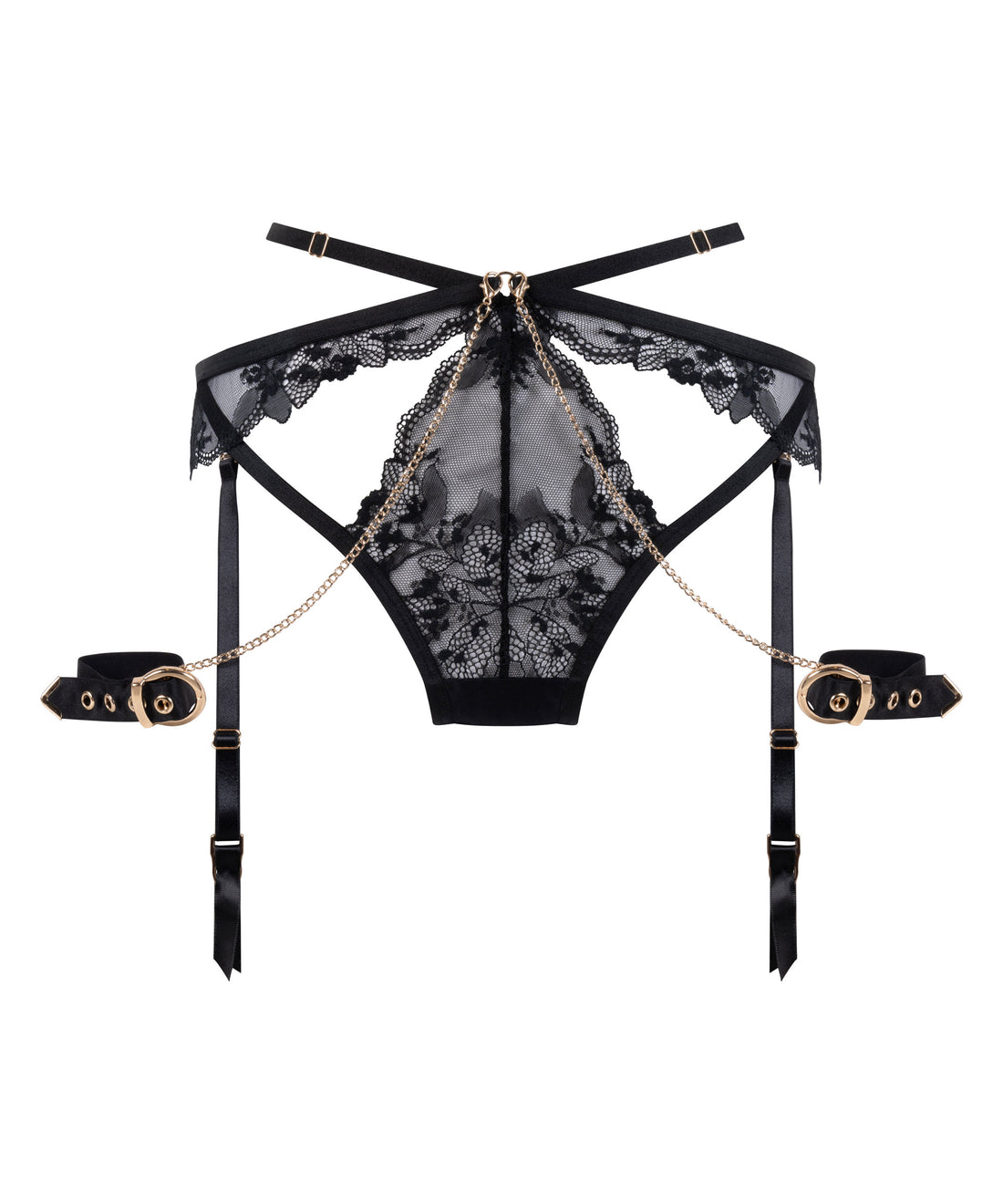 Hunkemoller_Nadia Open-back Brazilian_301032_Caviar_04