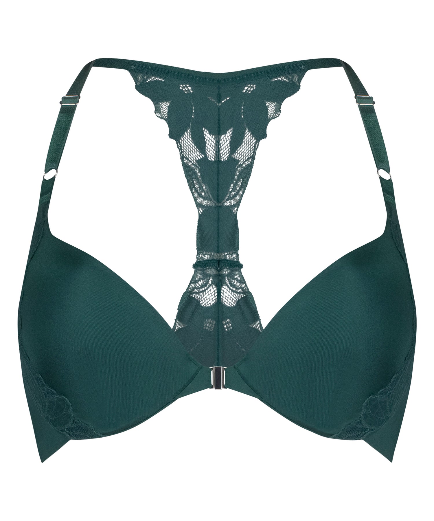 Hunkemoller_Lana Padded Underwired Push-Up Bra in Different Cup Sizes_301071_Dark Sea_07