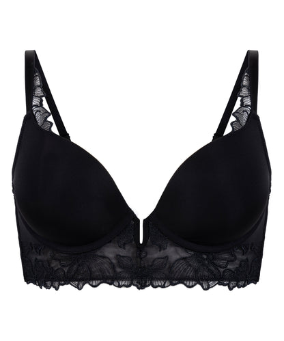 Hunkemoller_Jemima Padded Underwired Longline Push-Up Bra in Different Cup Sizes_301075_Caviar_07