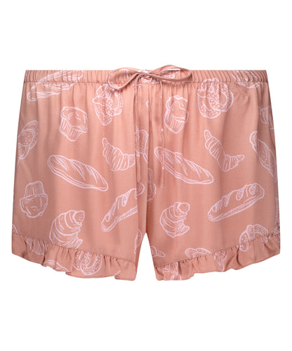 Hunkemoller_Pyjama Shorts_301443_Hkm Tan_04